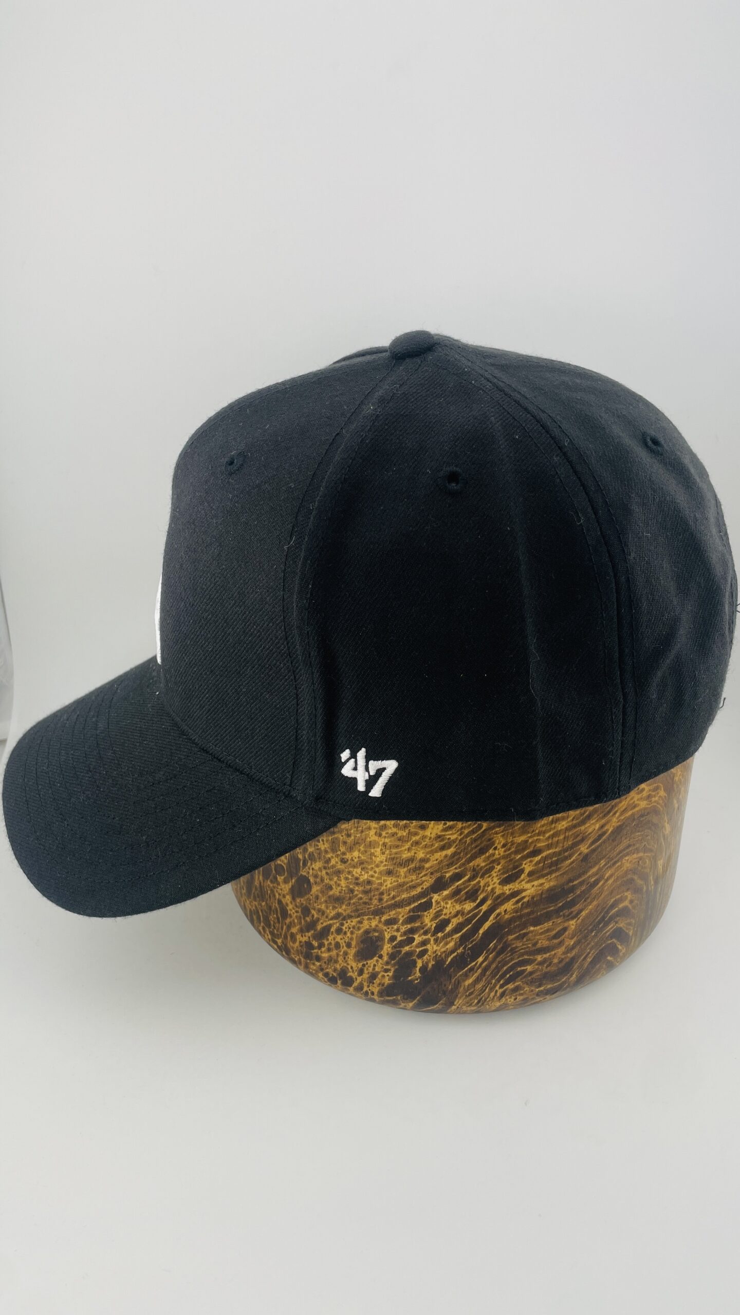 '47 Brand Los Angeles Dodgers Tortoise Brim Black White - Image 2