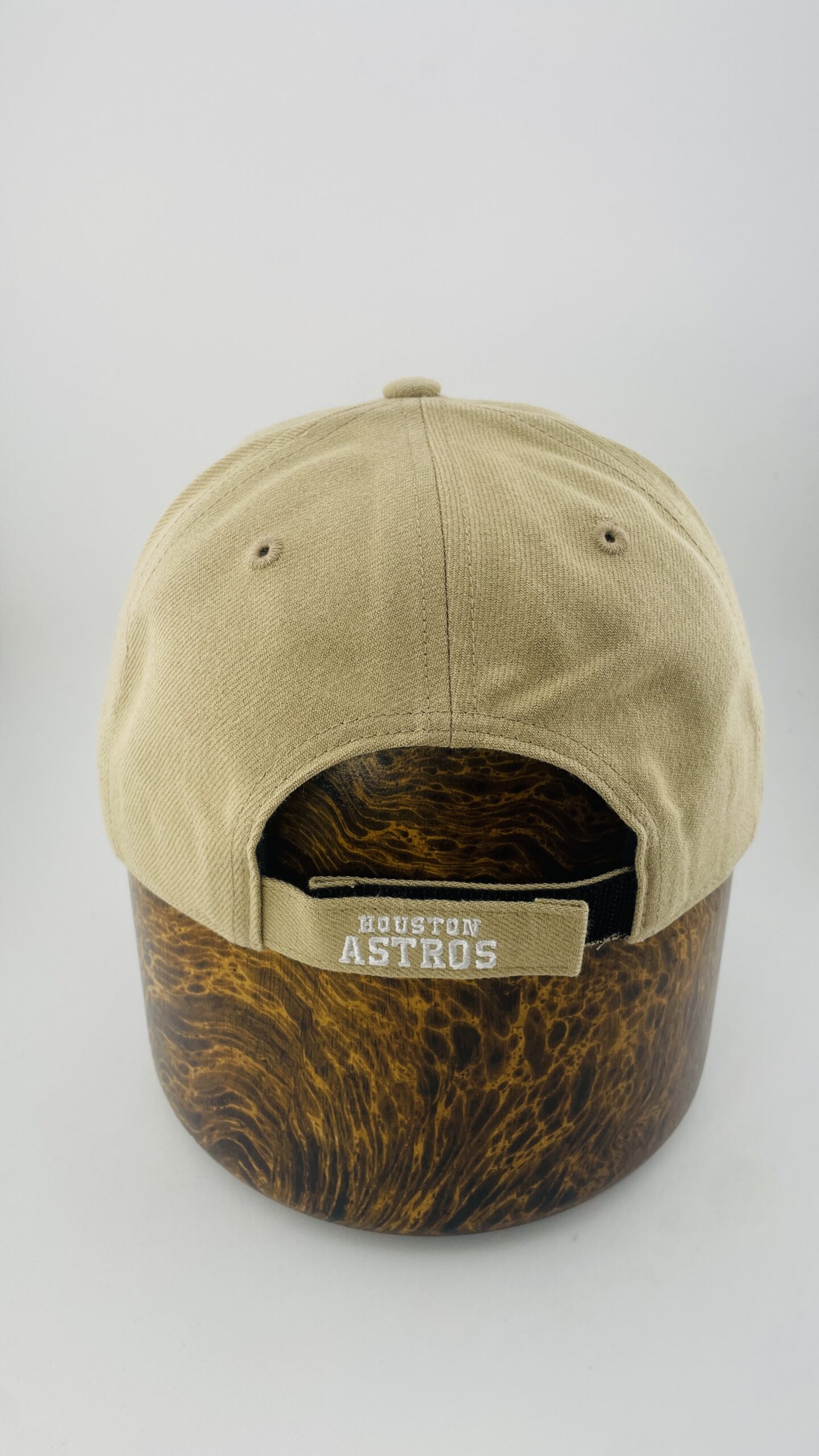 '47 Brand Houston Astros Tortoise Brim Khaki White - Image 3