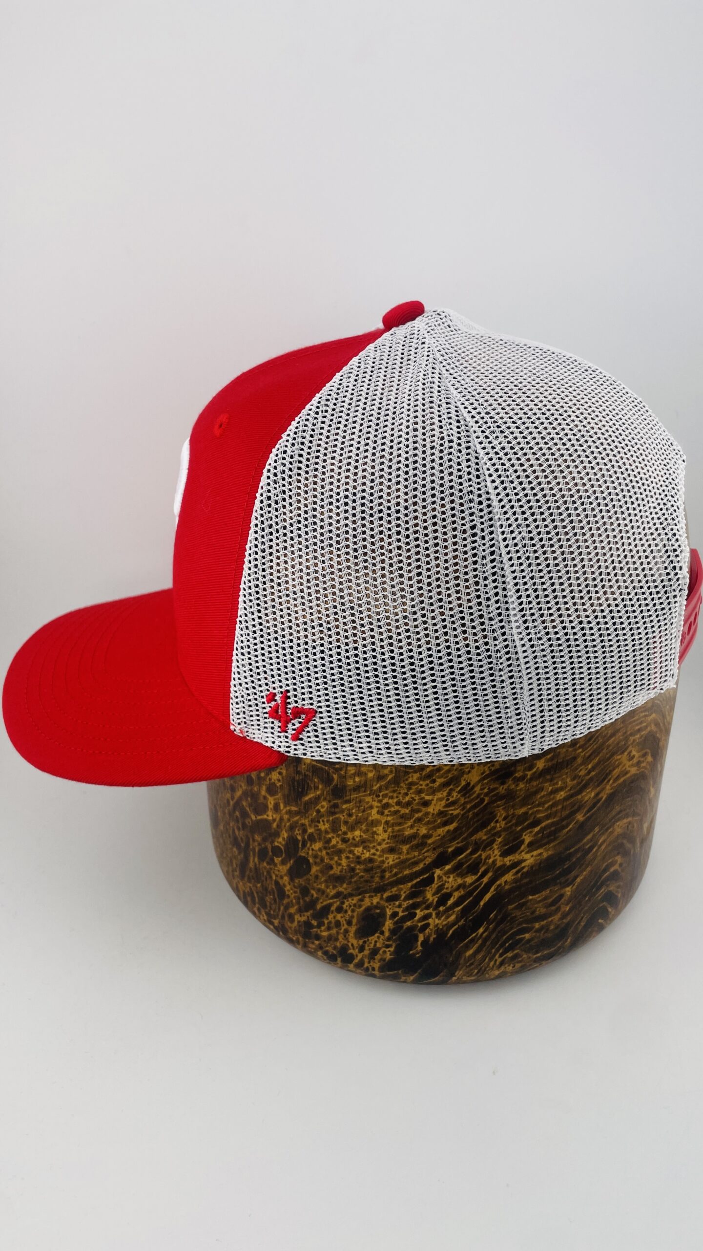 '47 Brand Philadelphia Phillies Script P Red White Trucker - Image 2