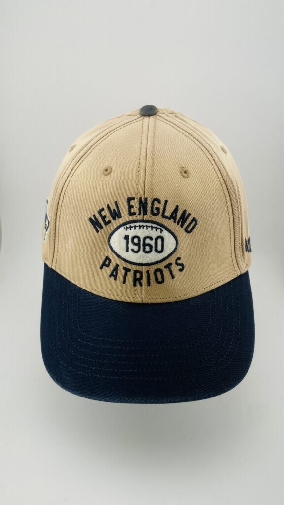 '47 Brand New England Patriots 1960 Wordmark Tan Navy