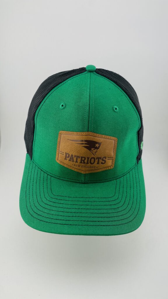 '47 Brand New England Patriots Leather Patch Green Black