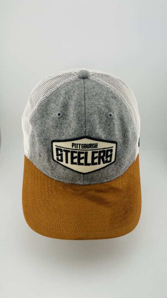 '47 Brand Pittsburgh Steelers Patch Logo Grey Tan
