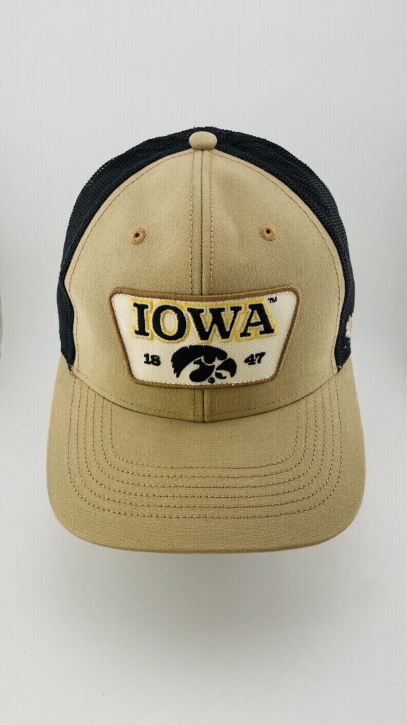 '47 Brand Iowa Hawkeyes Wordmark Patch Tan Black