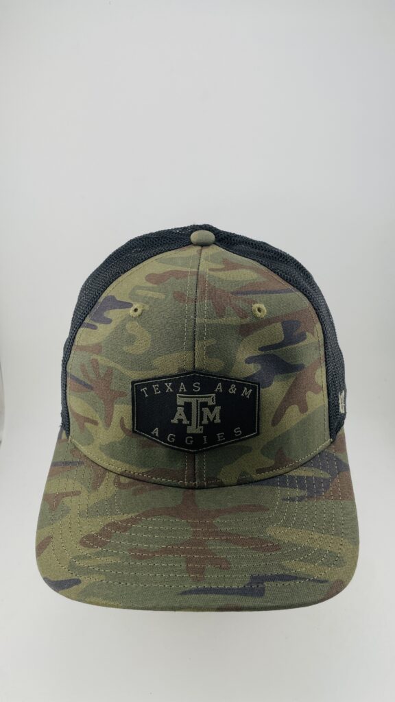 '47 Brand Texas A&M Aggies Wordmark Patch Camo Black