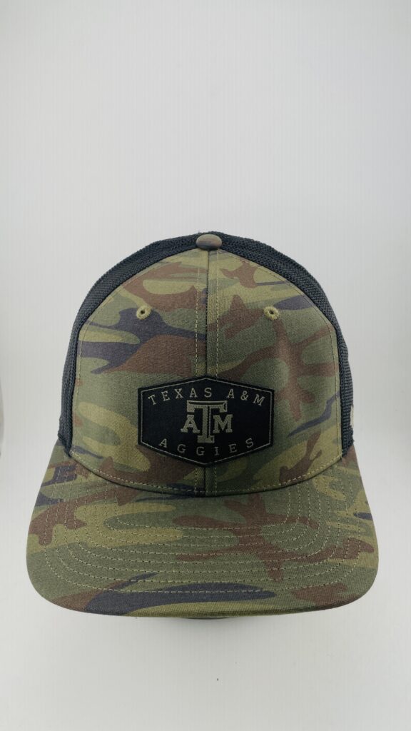 '47 Brand Texas A&M Aggies Wordmark Patch Camo Black