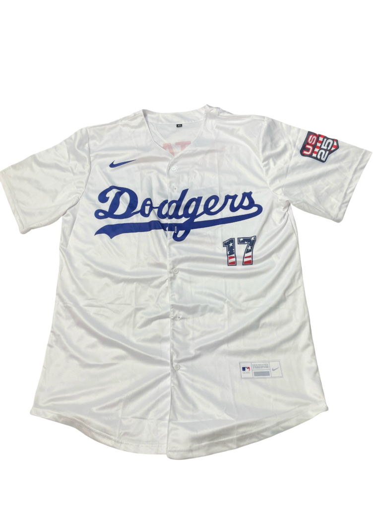 Fourth of July Men's Los Angeles Dodgers Shohei Ohtani Nike White USA 250 Stadium Jersey