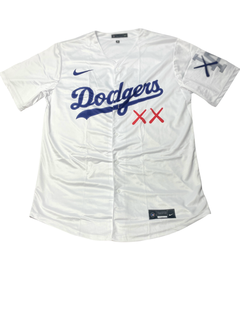 LA Dodgers x KAWS White Jersey