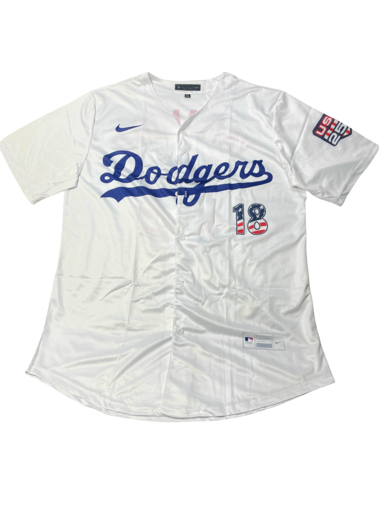 Fourth of July Men's Los Angeles Dodgers Yoshinobu Yamamoto Nike White USA 250 Stadium Jersey