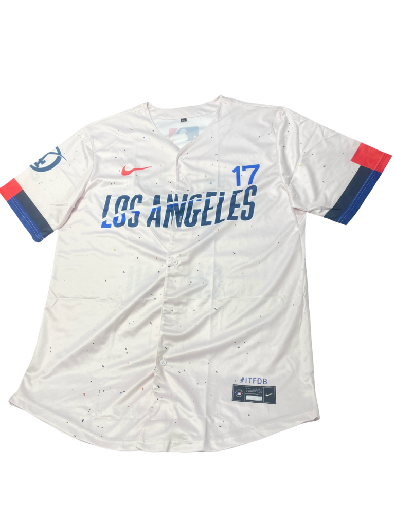 LA Dodgers Shohei Ohtani City Connect Splatter Jersey #17