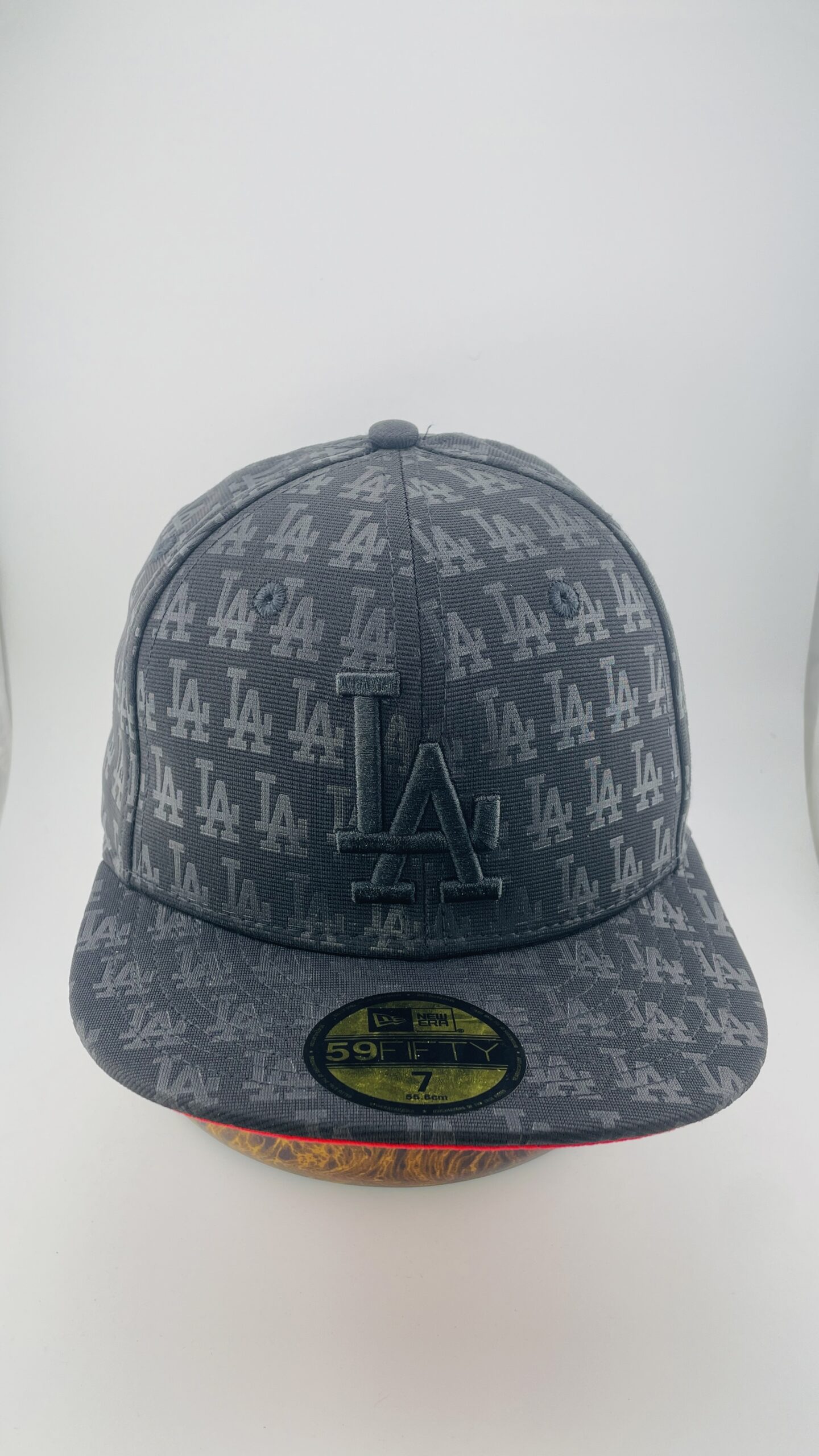 New Era Los Angeles Dodgers Logo Print Black 59FIFTY