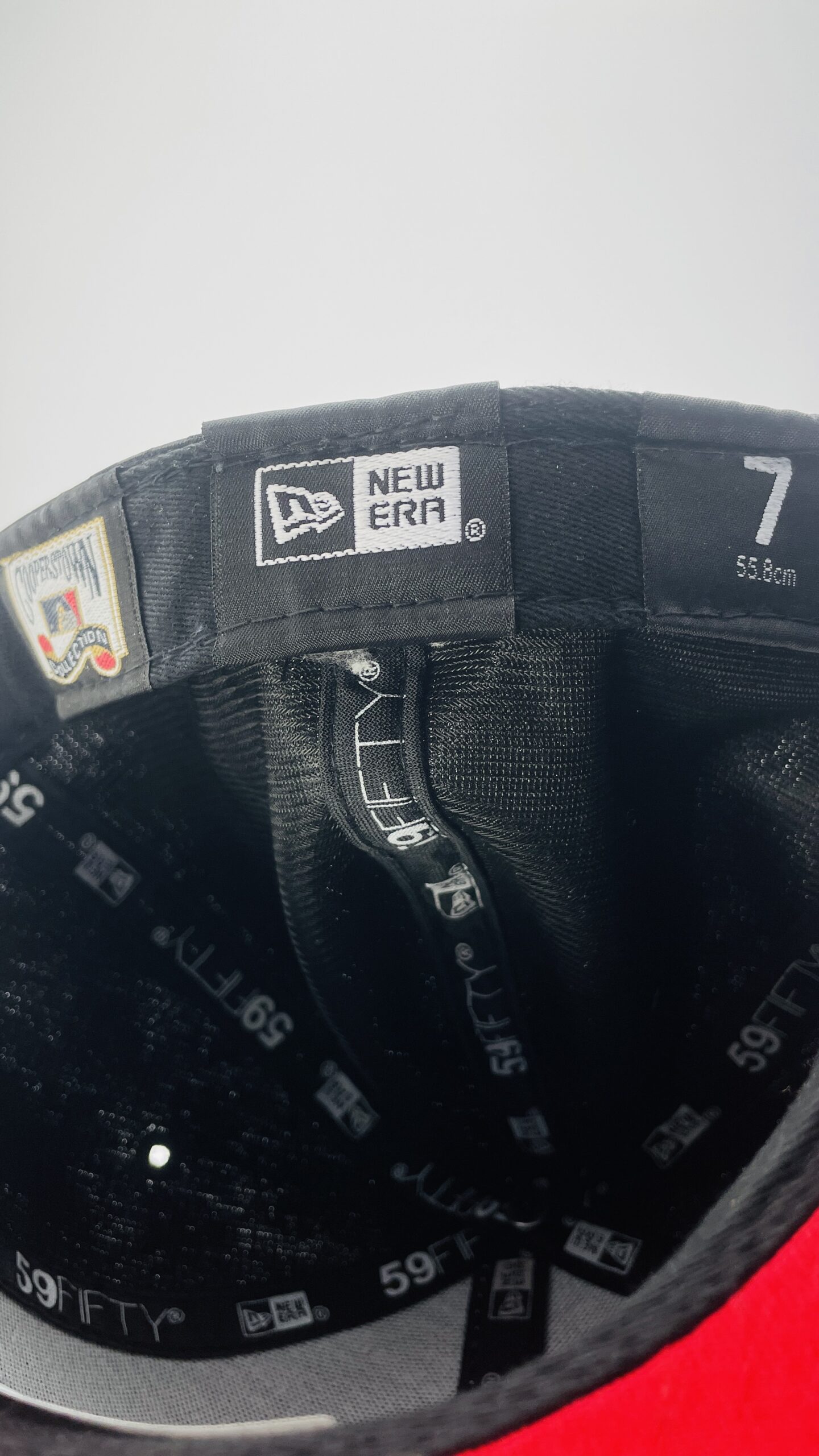New Era Los Angeles Dodgers Logo Print Black 59FIFTY - Image 3