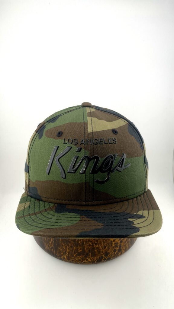 New Era Los Angeles Kings Script Logo Camo Wood Grain Brim 9FIFTY