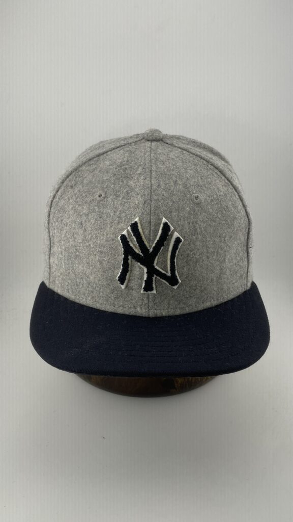 New Era New York Yankees NY Logo Gray Wool