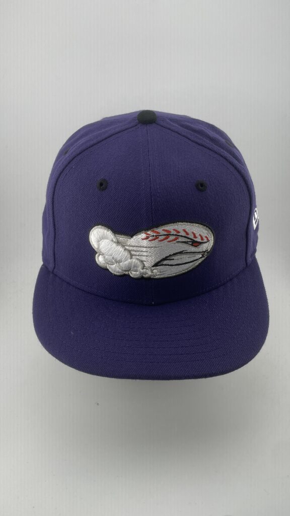New Era Kannapolis Cannon Ballers Alternate Logo Purple 59FIFTY