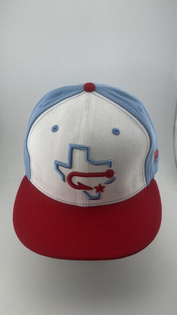New Era Texas Rangers Hook Logo White Light Blue Red 59FIFTY