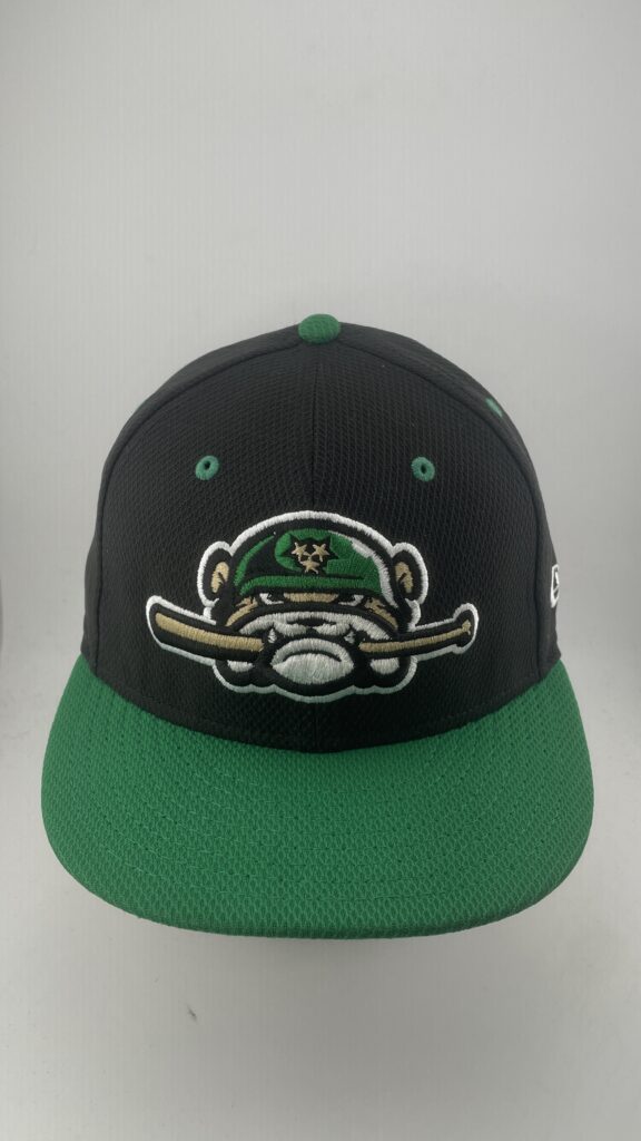 New Era Minor League bulldog mascot Black Green 59FIFTY