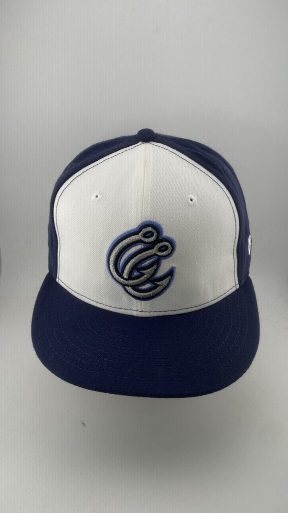 New Era Minor League CC logo White Navy 59FIFTY