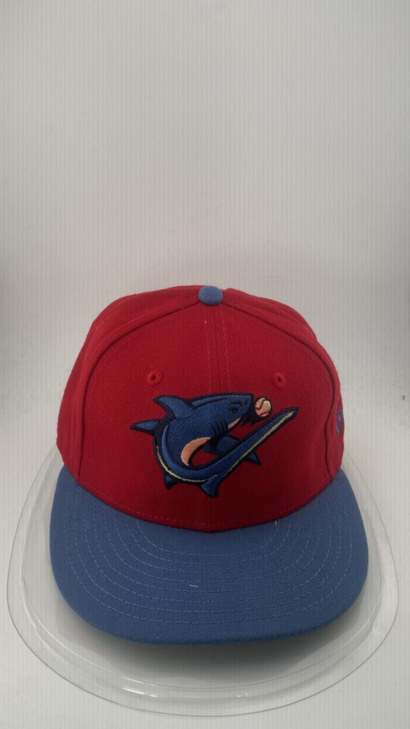 New Era Minor League shark logo Red Navy 59FIFTY