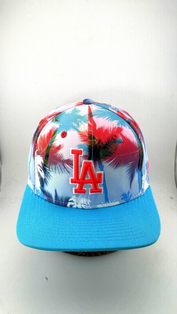 New Era Los Angeles Dodgers LA Logo Palm Tree Sky Blue