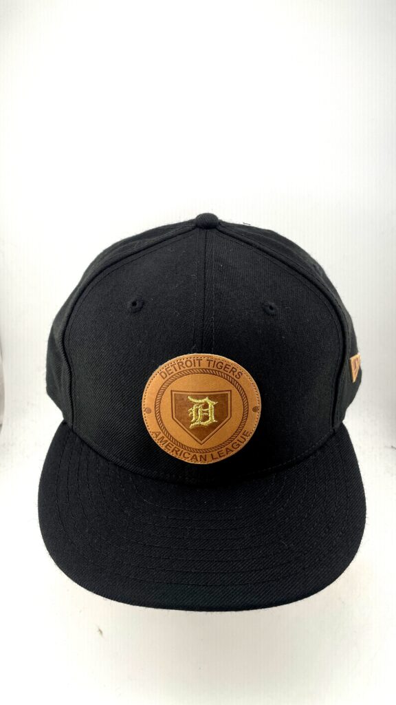 New Era Detroit Tigers Leather Patch Black Brown