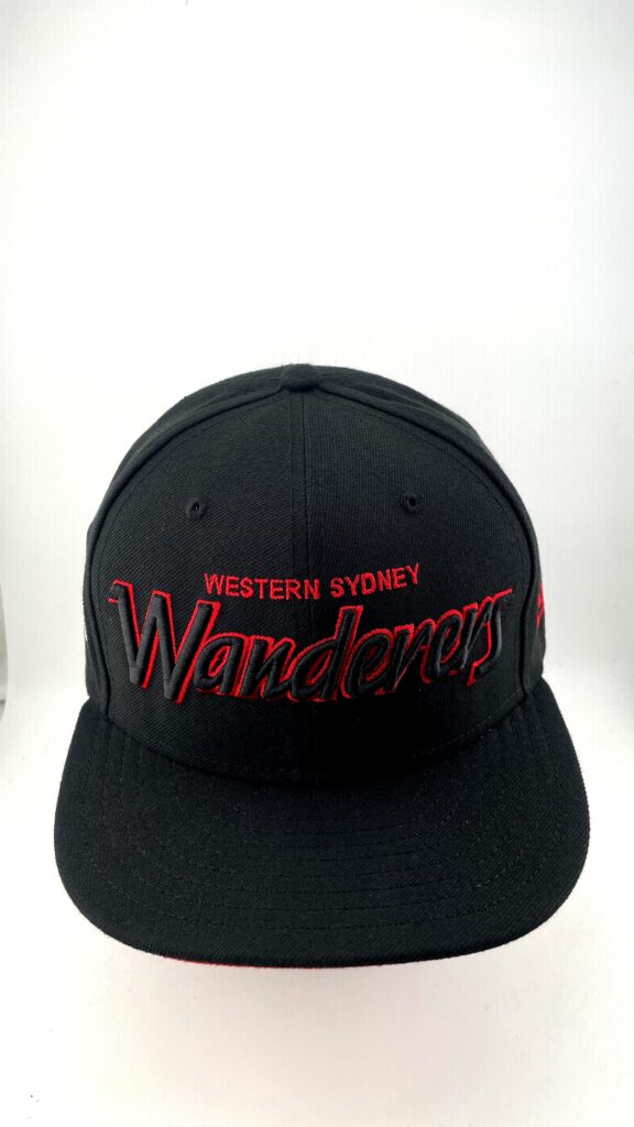New Era Western Sydney Wanderers Club Crest Black Red 9FIFTY