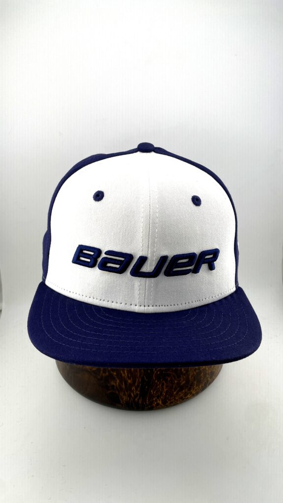 New Era Bauer Logo White Navy 9FIFTY