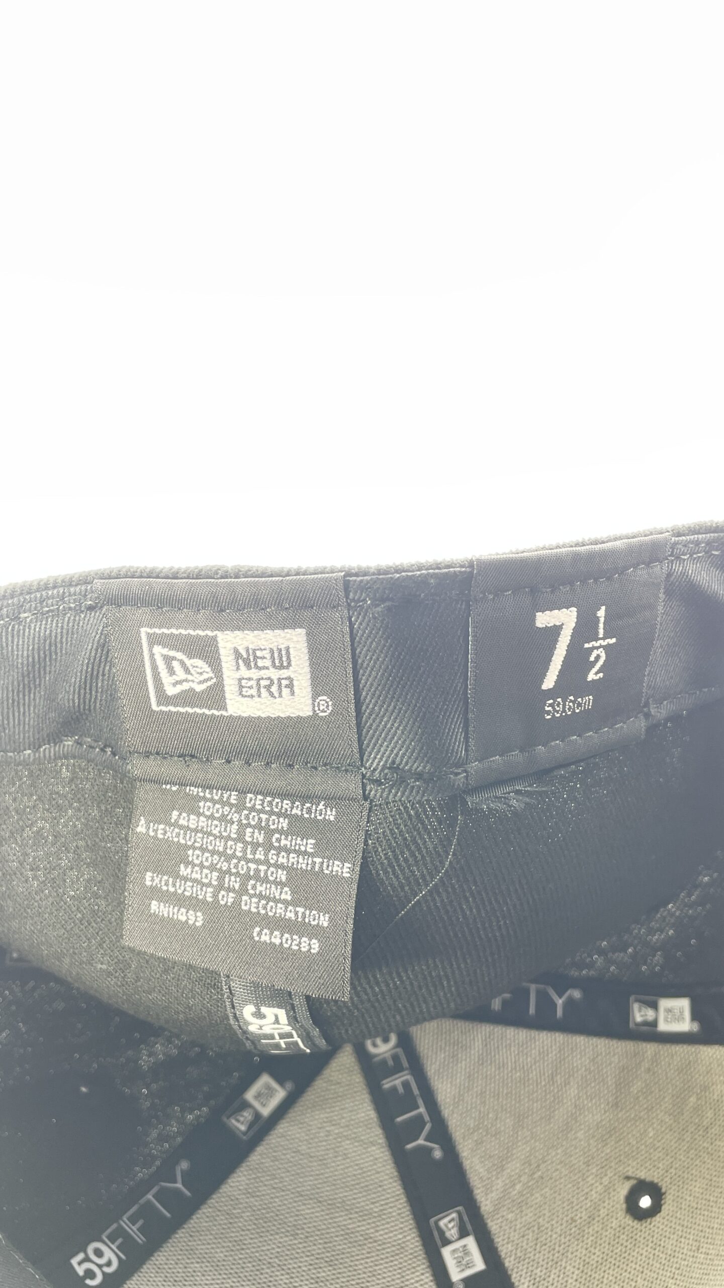 New Era Los Angeles Script Logo Black White 59FIFTY - Image 7