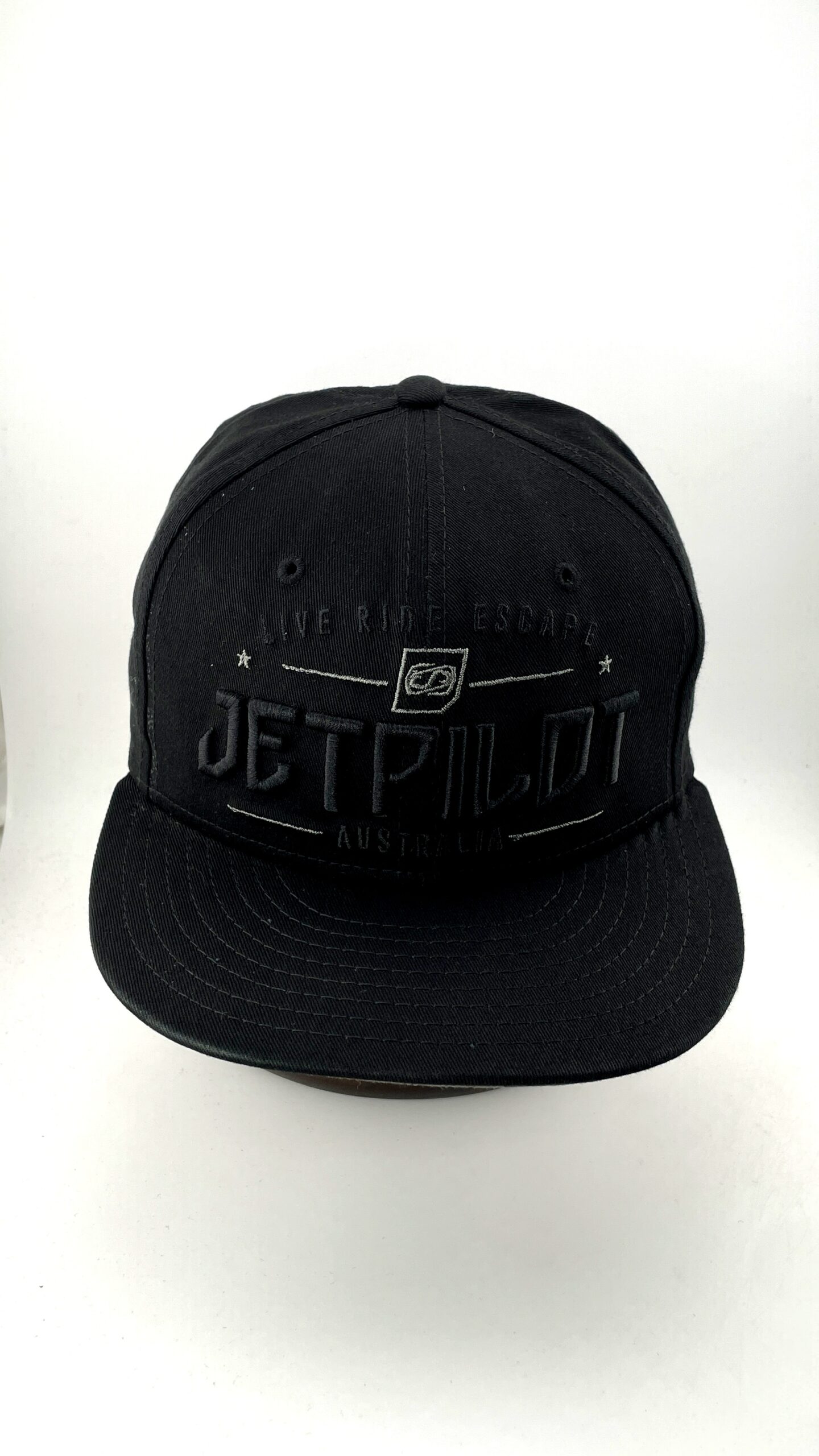 New Era Jetpilot Australia Wordmark Black Tonal 59FIFTY