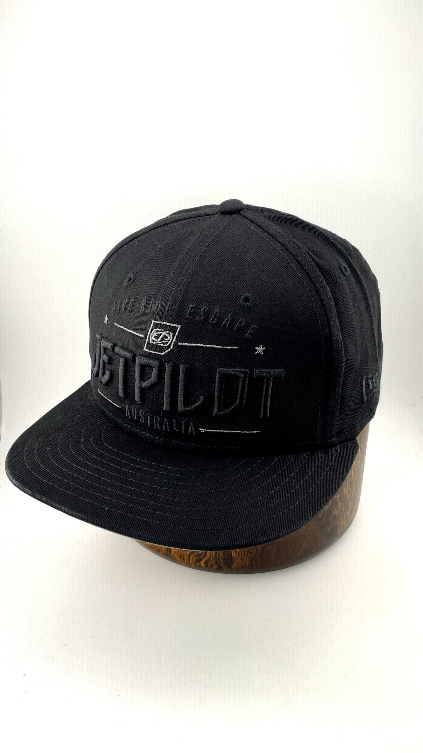 New Era Jetpilot Australia Wordmark Black Tonal 59FIFTY - Image 5