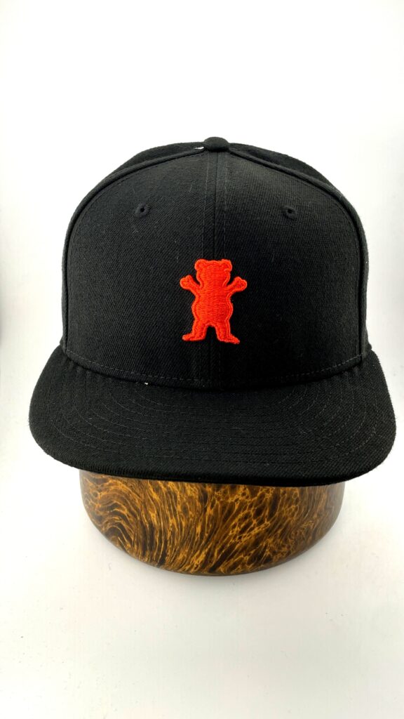 New Era Grizzly Griptape Bear Logo Black Orange 59FIFTY