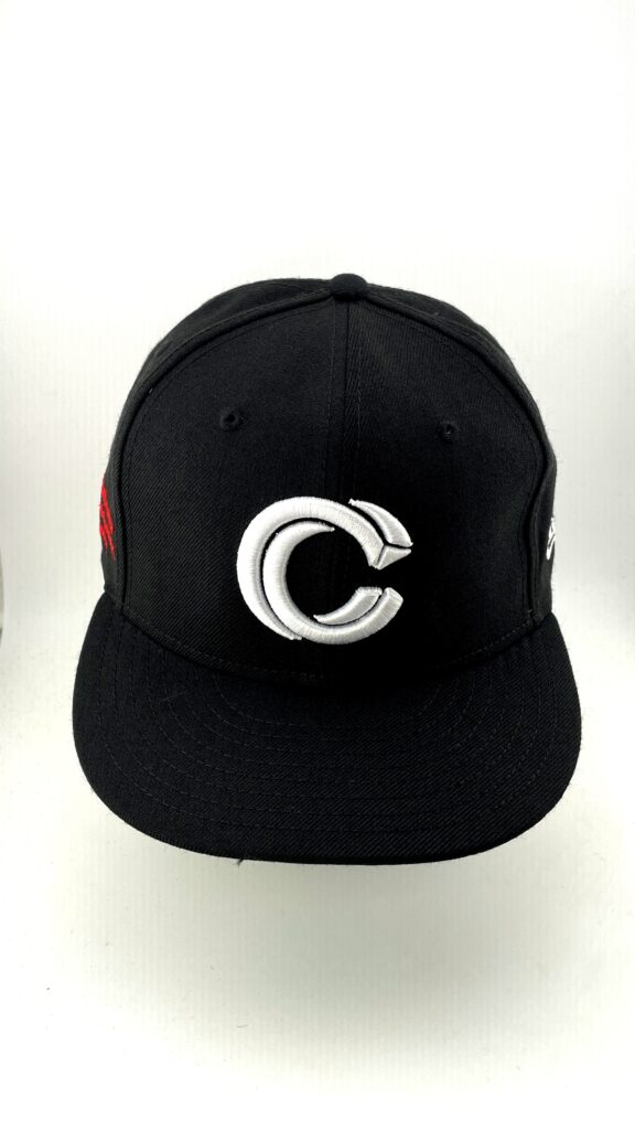 New Era Chicago Cubs C Logo Black White 59FIFTY