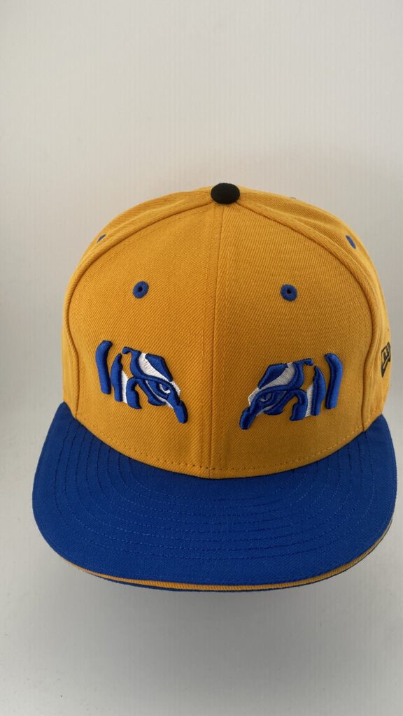 New Era Eye of Horus Graphic Logo Gold Blue 59FIFTY